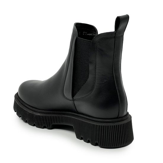 Ботинки челси CV COVER черные кожаные на байке - фото 3, 365635-1 COV