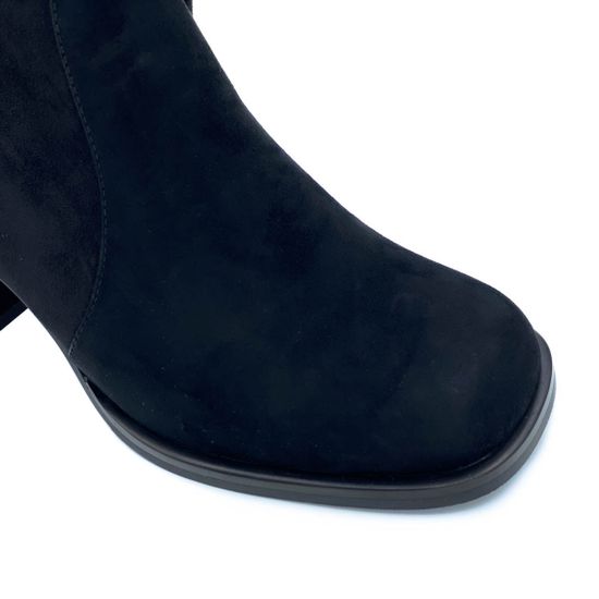 Сапоги Tuffoni черные замшевые Байка - фото 5, 