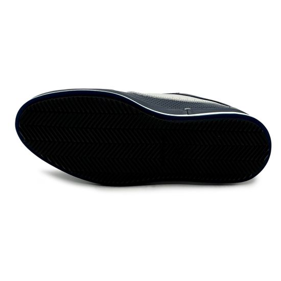 Кроссовки Giampieronicola синие/белые кожаные перфорированные - фото 4, F338167 GPN BLU BIANCO