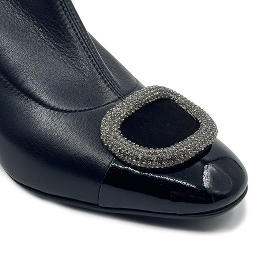 Ботильоны Giorgio Brato Zamponi черные кожа/лак стрейч демисезонные - фото 6, 8378 GB