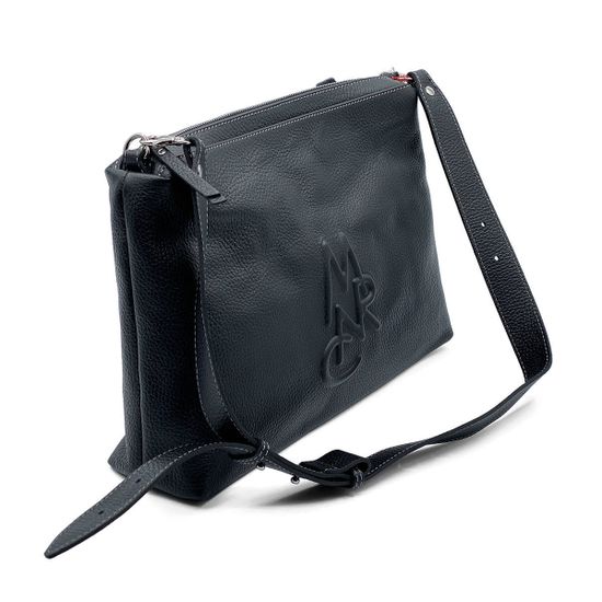 Сумка через плечо Marina Creazioni черная кожаная - фото 2, 