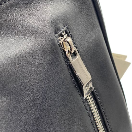 Сумка Renato Angi кросс-боди черная кожаная - фото 5, 