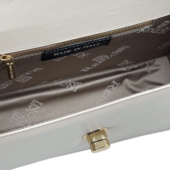 Сумка Ilasio Renzoni бежевая кожаная - фото 5, B8731 IR BEIGE