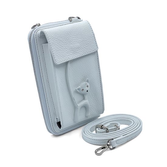 Кошелек-сумка Renato Angi белый кожаный - фото 2, 2655301 RA BIANCO