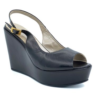 Босоножки Kelton черные кожаные - фото 2, H0931 KEL NERO