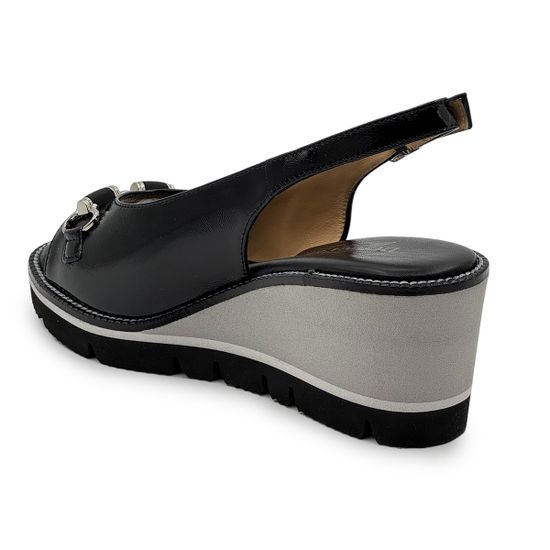 Босоножки Donna Soft черные наплак - фото 3, DS2306 DS NERO