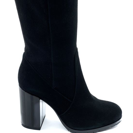 Сапоги Giorgio Piergentili замша черные демисезонные - фото 5, 356 GP