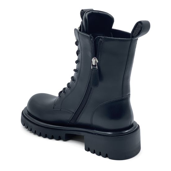 Ботинки Tuffoni черные кожаные на байке - фото 3, 1023070LB TUF