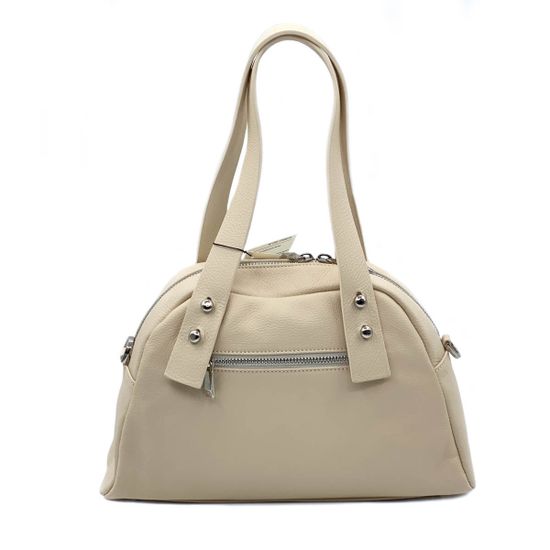 Сумка Renato Angi бежевая кожаная - фото 3, 2702581 RA BEIGE