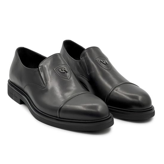 Туфли GIAMPIERONICOLA черные кожаные - фото 8, 46503 GPN NERO