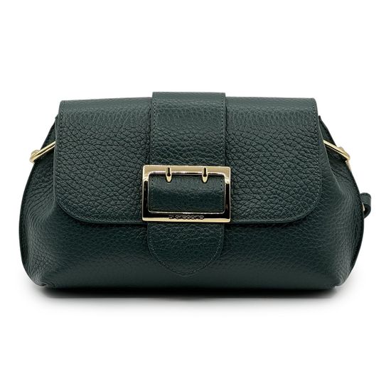 Сумка Di Gregorio зеленая кожаная - фото 1, 