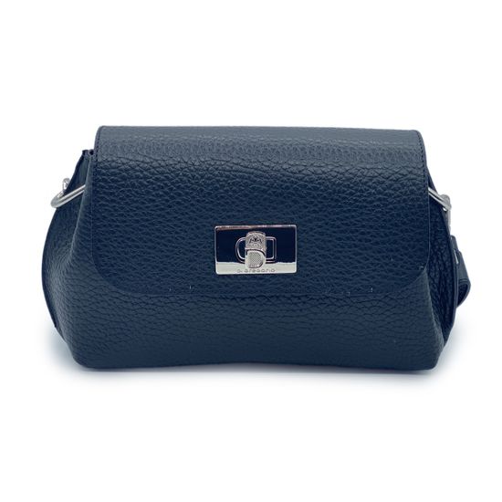 Сумка Di Gregorio черная кожаная - фото 1, 821 DG NERO