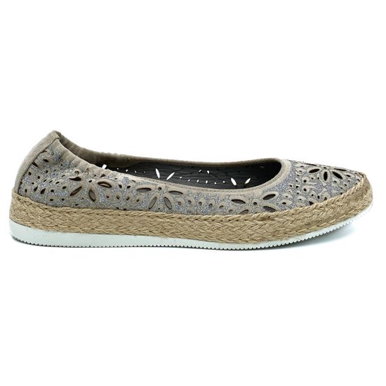 Эспадрильи Fru.it бежевые замшевые - фото 1, 