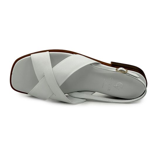 Босоножки CVCOVER белые кожаные - фото 5, 692-9 COV BIANCO