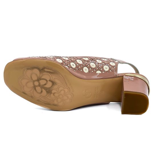 Босоножки Giada Gabrielli бело-розовые - фото 4, 