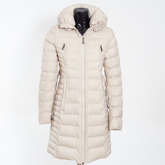 Пуховик Pinko удлиненный бежевый - фото 1, 