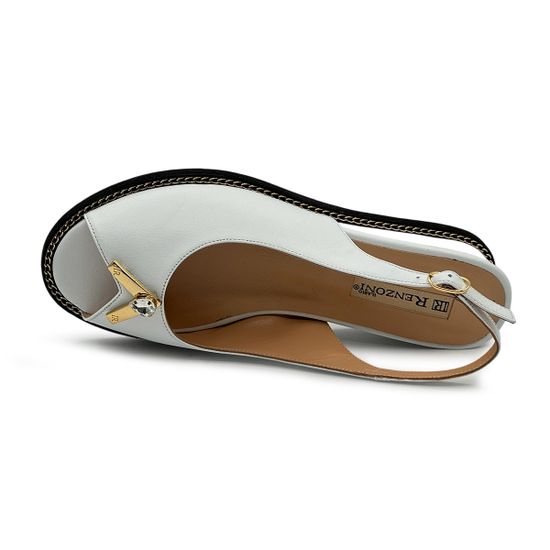 Босоножки ilasio Renzoni белые кожаные - фото 5, H6590 IR BIANCO