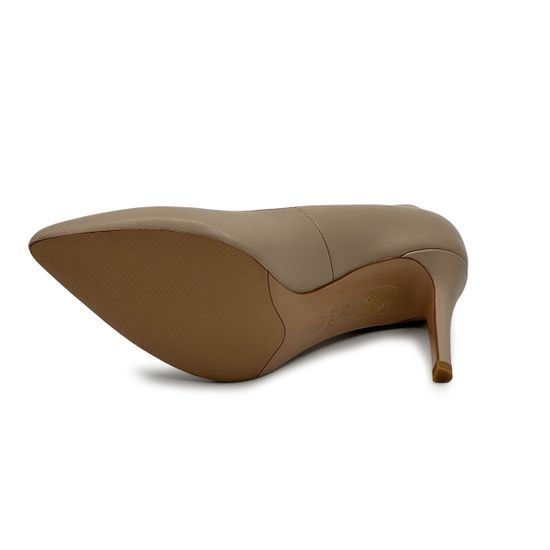 Туфли CV COVER бежевые кожаные - фото 4, AV10-90-8 COV BEIGE