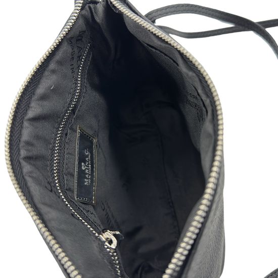 Сумка Marina Creazioni черная кожаная с черепахой - фото 5, B6864 MC NERO TARTARUGA