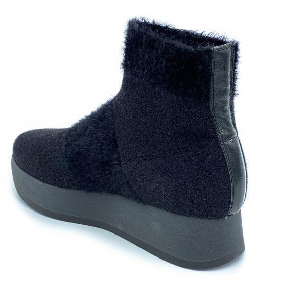 Ботинки Marzetti черные войлок демисезонные - фото 3, 