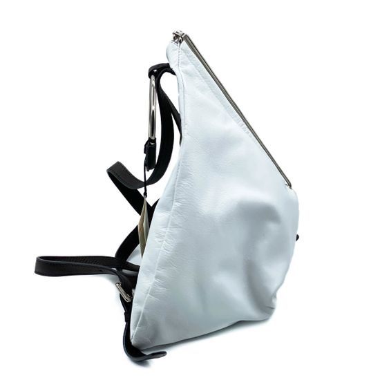 Рюкзак Renato Angi белый кожаный - фото 2, 