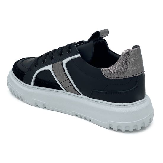 Кроссовки Tuffoni черные кожа/замша - фото 3, 3623004LL TUF