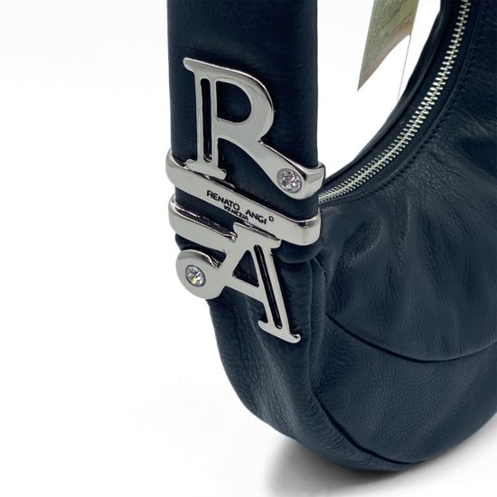 Сумка Renato Angi черная кожаная - фото 3, 3103581 RA