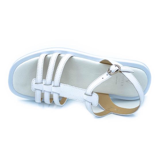 Босоножки Cover белые кожаные - фото 5, 139-10 COV