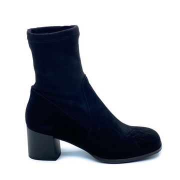 Ботильоны Cover черные замшевые байка - фото 1, 329402-1 COV