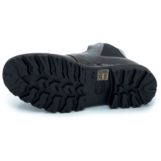 Ботинки Mot CLe коричневые наплак МЕХ - фото 4, 