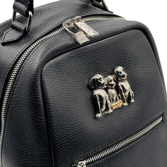 Рюкзак Renato Angi черный кожаный - фото 4, 3554801 RA NERO