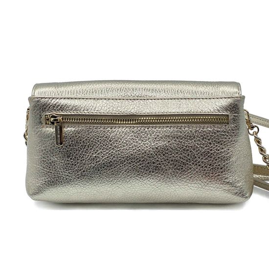 Клатч Marina Creazioni золотого цвета кожаный - фото 3, B6113 MC ORO