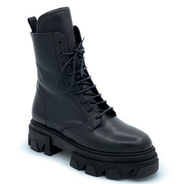 Ботинки Mimmu черные кожаные демисезонные - фото 2, ER5154 MIM NAPPA