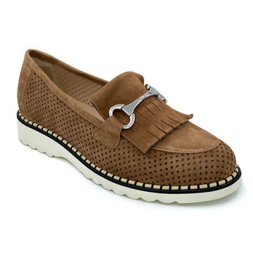 Лоферы Donna Soft коричневые замшевые - фото 2, DS1467 DS