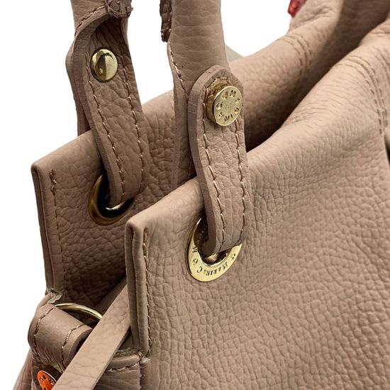 Сумка Marina Creazioni розовая кожаная - фото 5, 