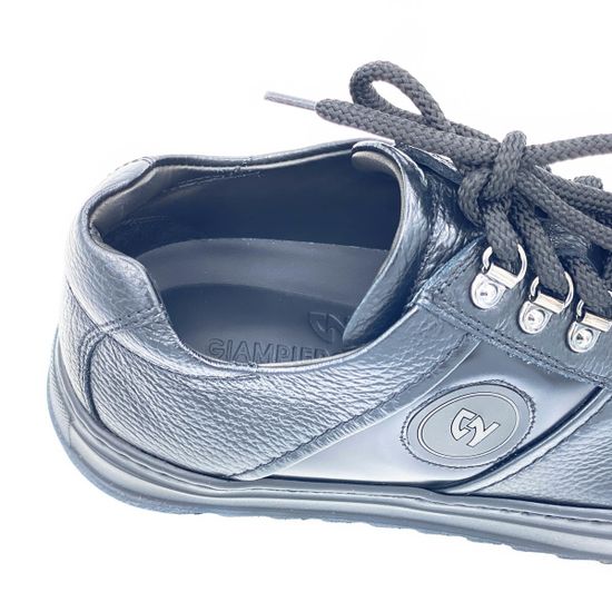 Кеды Giampieronicola черные кожаные демисезонные - фото 7, 