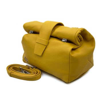 Сумка Renato Angi желтая кожаная - фото 2, 2701581 RA GIALLO