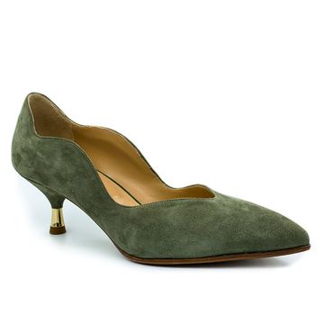 Туфли Rosso Nero замша зеленые - фото 2, 4506 RN VERDE