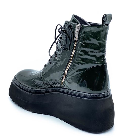 Ботинки Fru.it зеленые наплак Байка - фото 3, 