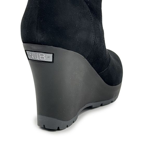 Сапоги Norma J Baker черные замшевые на меху - фото 6, 6166/1 NJ