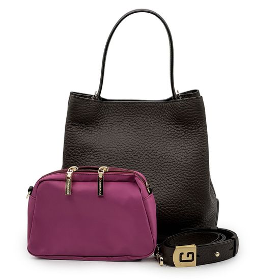 Сумка Gironacci коричневая кожаная - фото 3, 3422 GIR MORO