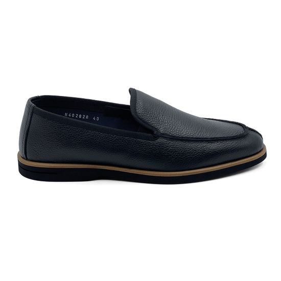 Слипоны GiamPieroNicola черные кожаные - фото 1, H40282A GPN