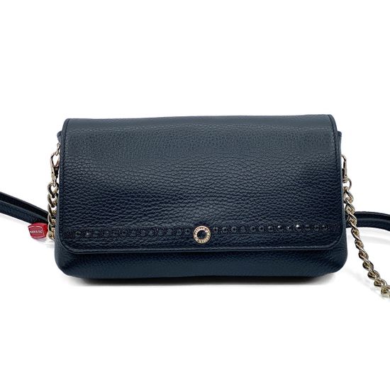 Клатч Marina Creazioni черный кожаный - фото 1, 