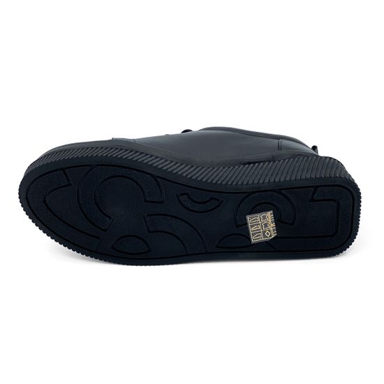 Полуботинки Lab Milano черно-зеленые кожаные на шнурочках - фото 4, 3750107 LAB NERO