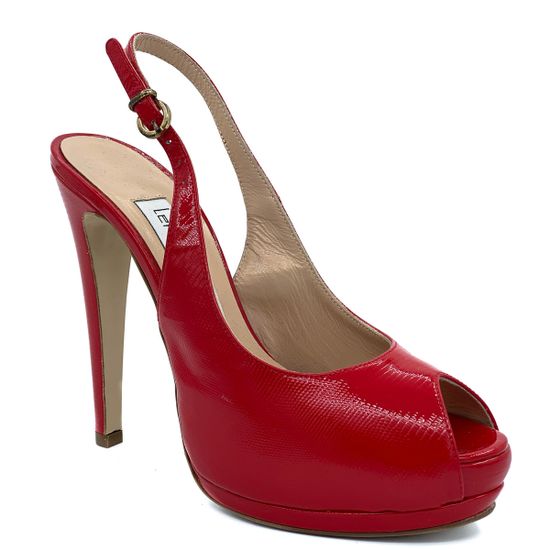 Босоножки Left&amp;Right красные из лакированной кожи - фото 2, Y7 LR ROS