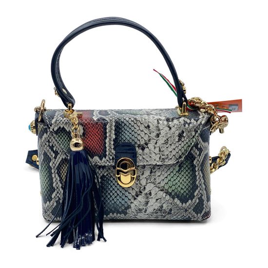 Сумка Marino Orlandi мультиколор питон - фото 1, 