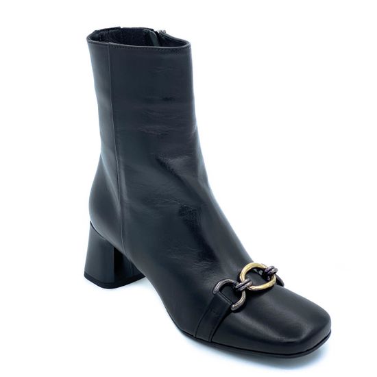Ботильоны Ilasio Renzoni черные кожаные демисезонные - фото 2, 