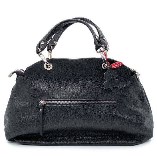 Сумка Marina Creazioni черная кожаная - фото 3, 