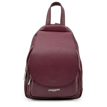 Сумка-рюкзак Renato Angi бордовая кожаная - фото 1, 3360401 RA BORDO