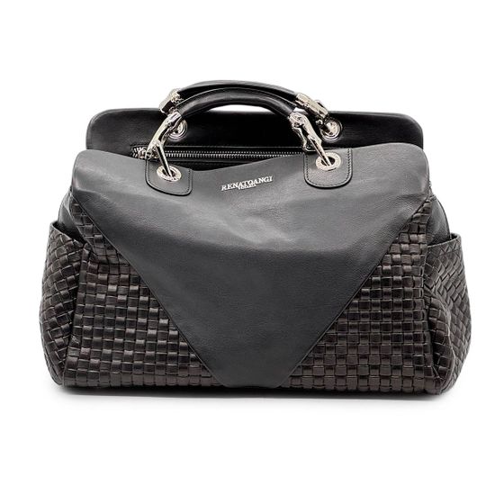 Сумка женская Renato Angi черная кожаная плетенная - фото 1, 3507117 RA NERO
